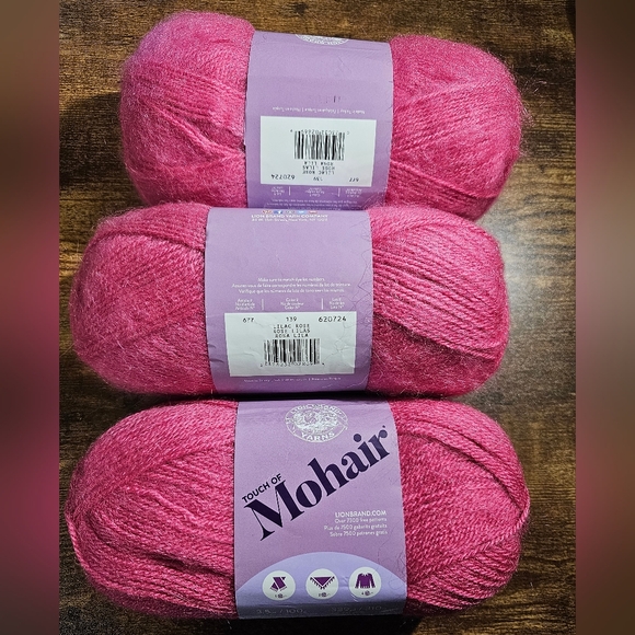 Lion Brand Touch of Mohair lot - Picture 1 of 3